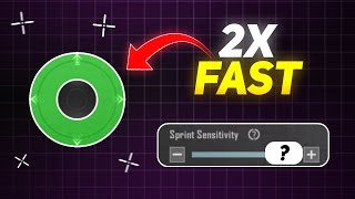 🔥 How to make Best Sprint Sensitivity for Fast Movement in BGMI  Detailed Guide [upl. by Anifur]