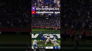 QB scramble rose bowl  bitcoinapelive on Twitch [upl. by Fabe]