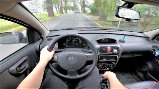 Opel Corsa C 10 60HP 2004 Pure POV Test Drive amp Acceleration 0100  4K 130 [upl. by Amalia]