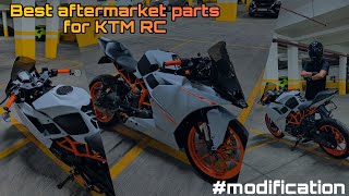 Modification on KTM RC  •Best looking Rc•  GJ 05  ShantanuRc1 ktm ktmrc390 ktmrc200 ktmduke [upl. by Tobias]