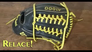 Wilson A1000 Modified Trapeze Relacing [upl. by Hnirt]