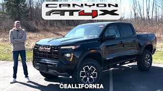 2024 GMC Canyon AT4X  Cant Afford A Raptor Buy This  Walkaround Review and Test Drive [upl. by Katsuyama]