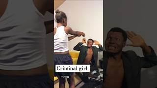 Criminal girl comedyvideo [upl. by Luar]