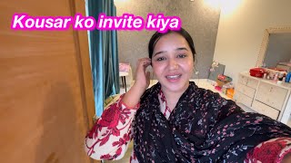 Special day py kousar ko invite kiya  World best Teacher❤️  Sitara yaseen vlog [upl. by Nnylrebma383]