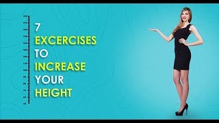 7 Exercises To Increase Your Height Naturally By Vedas Cure [upl. by Ardnuhsed]