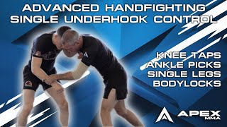 Advanced Handfighting from Underhook Control Wrist Grips amp Angle Creation [upl. by Caterina]