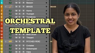 Creating an ORCHESTRAL TEMPLATE in LOGIC PRO [upl. by Nyved501]