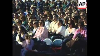 Ceremony marking 10th anniversary of Columbine school shooting [upl. by Hael849]