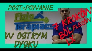 Postępowanie z bólem lędźwiowym w 7 krokach 53 FizjoTerapia HD [upl. by Jennine464]