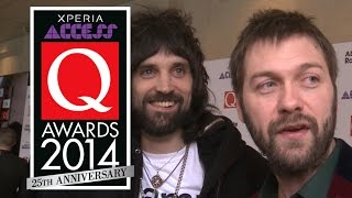 Kasabian Interview at Q Awards 2014  Tom has a laugh about Billy Corgan and more [upl. by Wernsman]