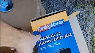 how to install an electric trailer jack [upl. by Quiteris]