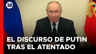 🚨 ATENTADO EN RUSIA  EN VIVO  𝗣𝘂𝘁𝗶𝗻 quot𝗖𝗮𝘀𝘁𝗶𝗴𝗮𝗿𝗲𝗺𝗼𝘀 𝗮 𝗹𝗼𝘀 𝘁𝗲𝗿𝗿𝗼𝗿𝗶𝘀𝘁𝗮𝘀quot [upl. by Yecaw]