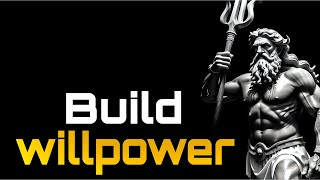 How To Build UNSTOPPABLE Willpower Easy 3 Step Method [upl. by Adleremse]