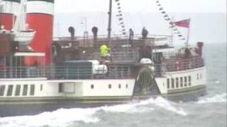 The Waverley Paddle Steamer In Porthcawl [upl. by Alley]