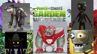 Personajes habilidades y jefes descartadossin usar  Plants vs Zombies Garden Warfare [upl. by Eli701]