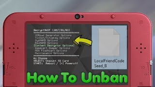 3DS How To Unban 0020102 1 Console [upl. by Yelkao]