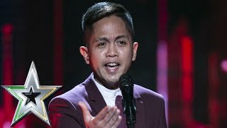 Rodelle blows everyone away with his stunning performance  Irelands Got Talent 2019 [upl. by Currey]