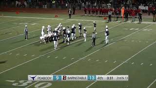 PVMHS Football vs Barnstable MIAA Elite Eight  November 10 2023 [upl. by Heinrike]