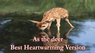 As The Deer  Heartwarming Version I Christian Worship Song I Praise and Worship I Gospel Songs [upl. by Bolte583]