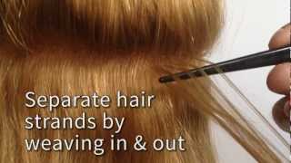 How To Apply Tape Hair Extensions Tutorial Locks amp Bonds and ReUse Seamless Remy [upl. by Andeee]