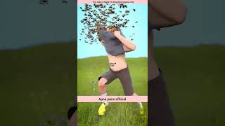 how to survive A swarm of Bees 😱 shorts shortvideo bees [upl. by Atiuqel422]