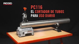 RIDGID Cortatubos motorizado PC116 [upl. by Pillow]