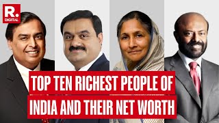 Indias Top 10 Richest People And Their Net Worth in 2024 [upl. by Lavinia419]