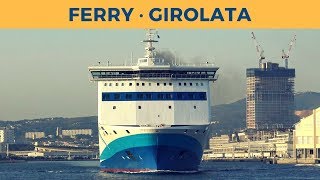 Departure of ferry GIROLATA Marseille La Meridionale [upl. by Dre]