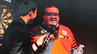 Cor Dekker amp Stephen Bunting Special Interview After The 9 Darter by Cor Dekker  European Tour 11 [upl. by Ientruoc]