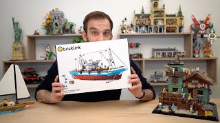 Wir bauen Kutter mit Spezi LEGO® Bricklink 910010 Great Fishing Boat  Großer Fischkutter BDP [upl. by Lewiss]