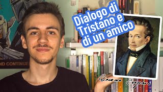 Dialogo di Tristano e di un amico analisi e spiegazione [upl. by Hillell]