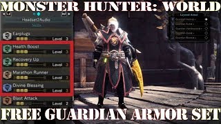 MHW Guardian Armor Set Update 100 [upl. by Otsuj978]