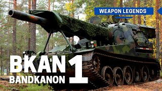 Bandkanon 1 selfpropelled gun  The Swedish beast with a fearsome fiery breath [upl. by Nekcarb469]