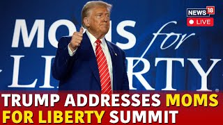 Moms For Liberty Summit LIVE  Trump LIVE  Addresses Moms For Liberty Summit In Washington  N18G [upl. by Nosaes]