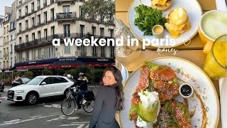 Paris diaries 🥐  a weekend in my life vlog breast cancer banana bread yoga [upl. by Nnaillek]