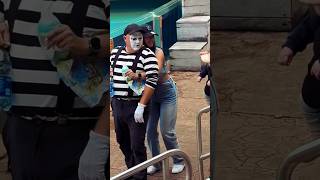 Tom the mime SeaWorld Orlando robthemime disney mimeshow seaworldorlando funny seaofmemes lol [upl. by Eymaj]