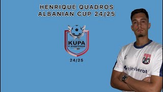 Henrique Quadros vs KF Iliria • Midfielder • Albania Cup 2425 • KF Tomori [upl. by Bowe62]