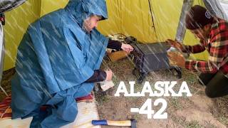 EXTREME 40° Solo Camping 4 Days  Snowstorm amp Winter Camping in a Snowstorm HOT TENT [upl. by Jefferey]