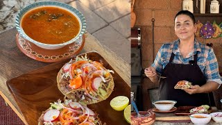 Tostadas de Carne Deshebrada y Sopa Calduda como en el Pueblo  La Herencia de las Viudas [upl. by Erodroeht]