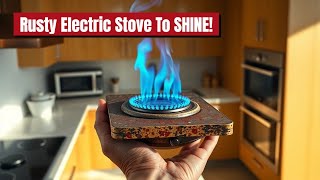 RESTORE My Rusty Electric Stove To SHINE [upl. by Anneliese]