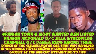 Jamaica MvRDA Stats Is At 1060 So Far This Year6 Most Wanted In Spanish TownDriver Attempt To Flee [upl. by Adnaral]