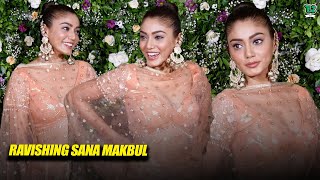 Sana Makbul Gorgeous Look at Diwali Party 2024 Has Everyone Talking [upl. by Pilihp]