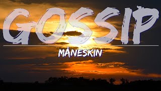 Måneskin  GOSSIP Clean Lyrics  Full Audio 4k Video [upl. by Nylesoj]