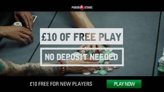 PokerStars £10 Free Cash Bonus  PokerStarsUK [upl. by Imat]