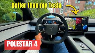 Polestar 4 Long Range Single Motor RWD  Review POV Test Drive  272HP [upl. by Gamber]