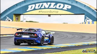 Lotus Exige 410 Sport  Circuit Le Mans Bugatti  Session Coaching chrono  155  Octobre 2024 [upl. by Mindy]