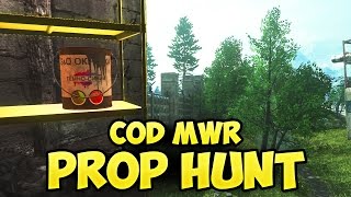 Call of Duty Prop Hunt Fun  COD4 Remastered New Game Mode [upl. by Zenitram]