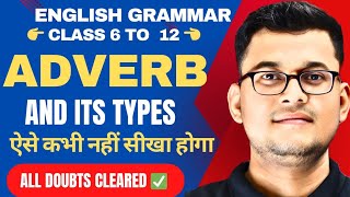 Adverb  Adverb and its types Adverb in English Grammar  Class 6 to 12  ConceptTypesTricks [upl. by Schatz]