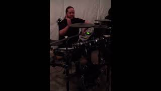 Joey Jordison playing Roland Electronic Drums [upl. by Sarazen98]