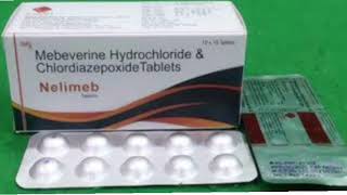 Nelimeb Tablets Mebeverine Hydrochloride amp Chlordiazepoxide Tablets [upl. by Catharina]